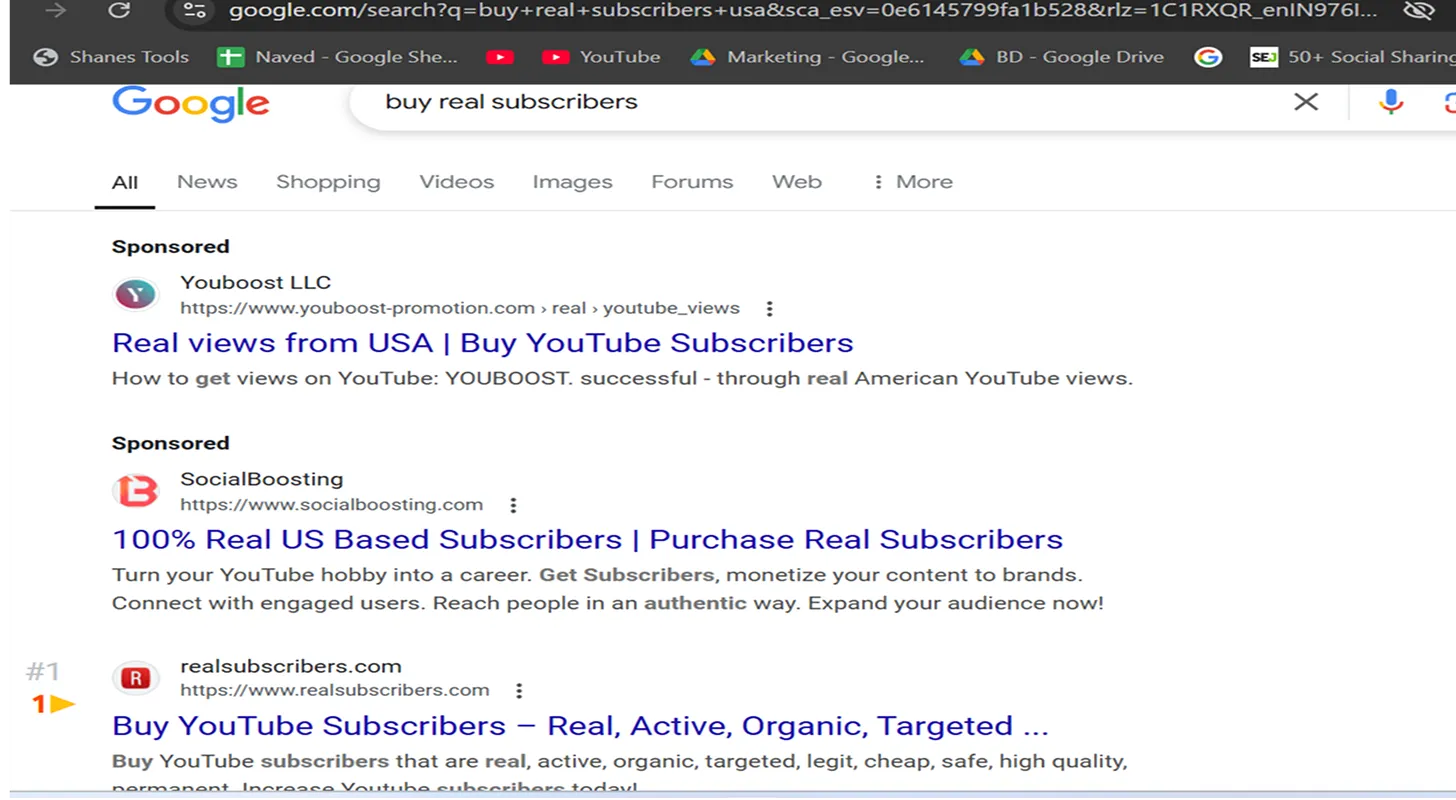 Realsubscribers.com Dubai,UAE